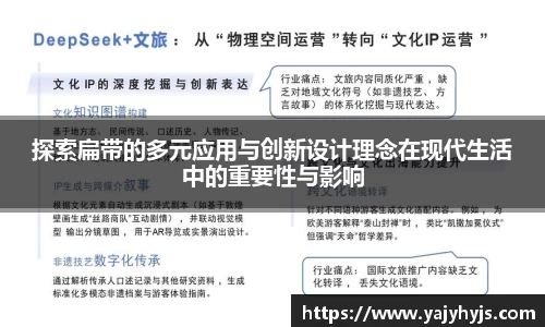 探索扁带的多元应用与创新设计理念在现代生活中的重要性与影响
